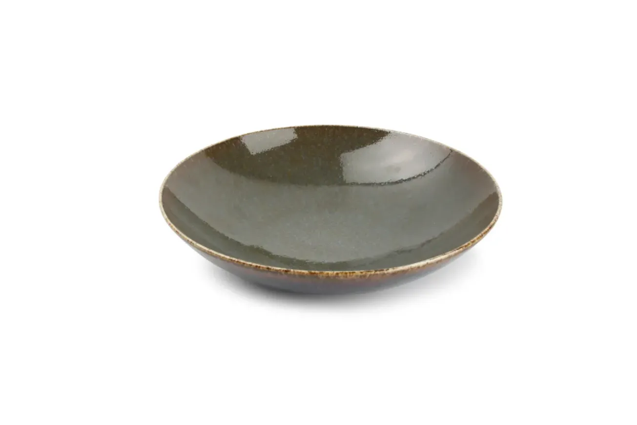Bath & Living BonBistro CIRRO deep plate 21 cm - Green multi (740560)