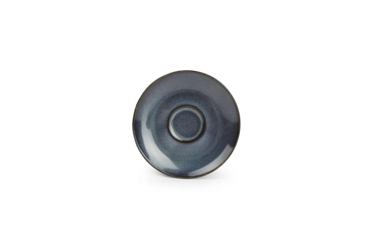 Bath & Living BonBistro CIRRO espresso cup and saucer - Dark blue (740985 + 740986)