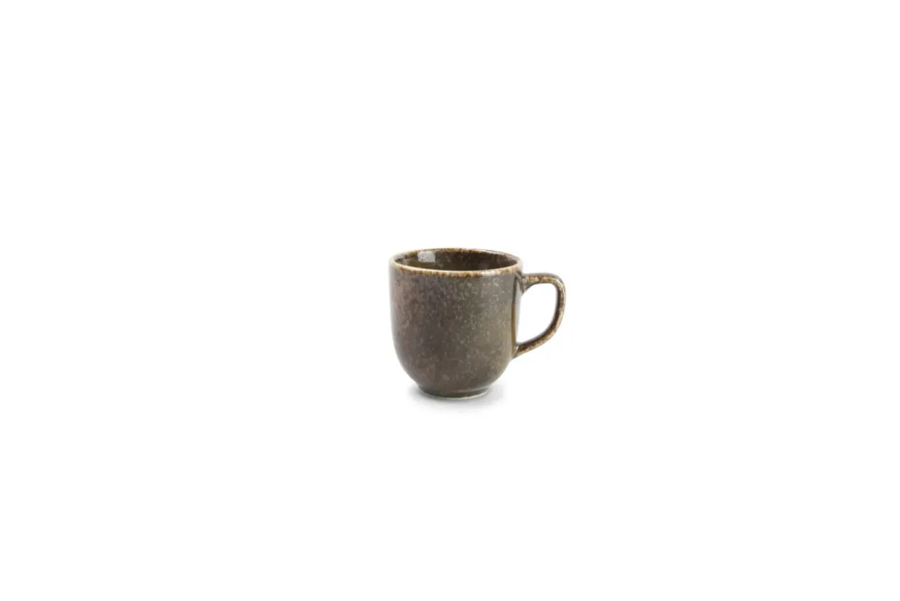 Bath & Living BonBistro CIRRO espresso cup and saucer - Green multi (740570 + 740575)