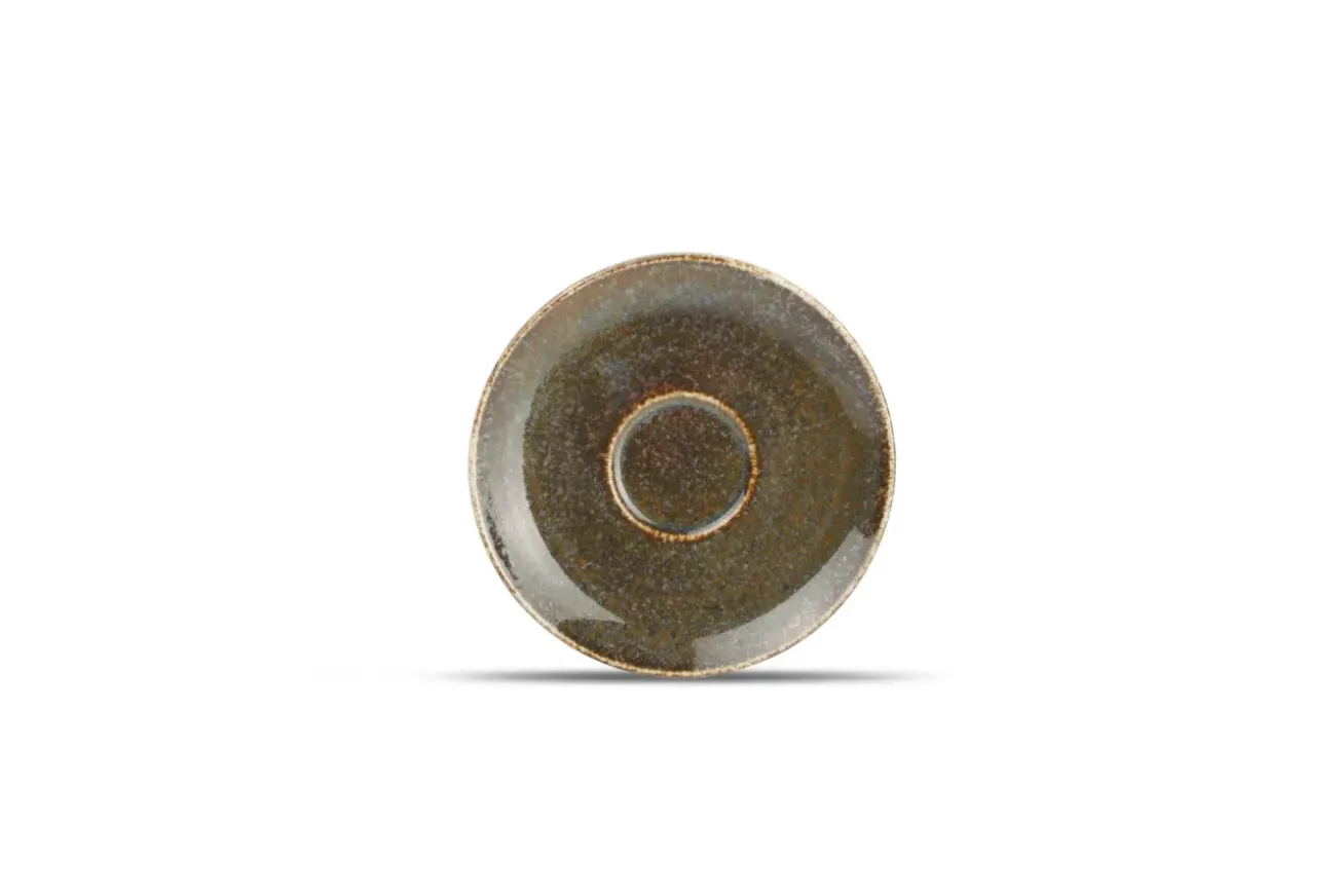 Bath & Living BonBistro CIRRO espresso cup and saucer - Green multi (740570 + 740575)