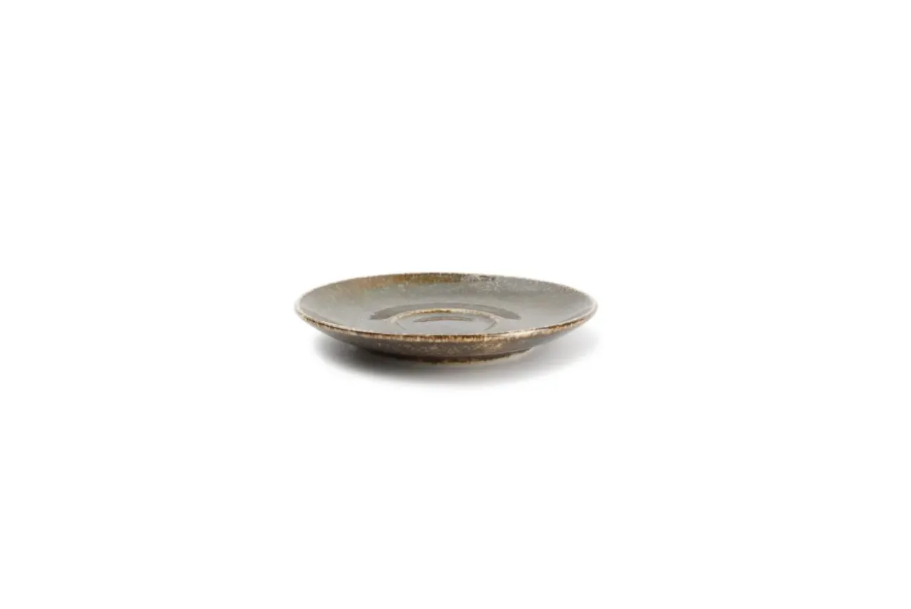 Bath & Living BonBistro CIRRO espresso cup and saucer - Green multi (740570 + 740575)