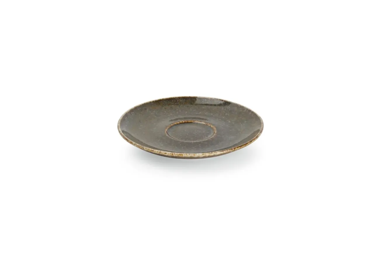 Bath & Living BonBistro CIRRO espresso cup and saucer - Green multi (740570 + 740575)