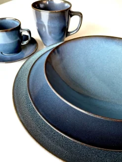Bath & Living BonBistro CIRRO flat plate oval 36 cm - Dark blue (740976)