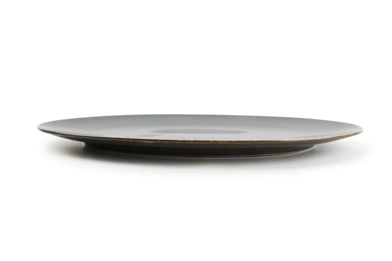 Bath & Living BonBistro CIRRO flat plate oval / serving plate 36 cm - Green multi (740557)