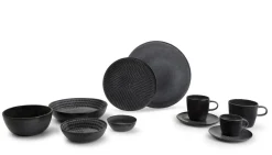 Bath & Living SP STITCH bowl 9 cm gray (set/4) 850266