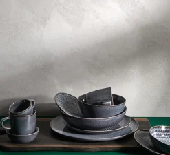 Bath & Living SP STITCH bowl 9 cm gray (set/4) 850266