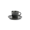 Bath & Living SP STITCH espresso cup and saucer 90 ml blue/green (set/4) 850285