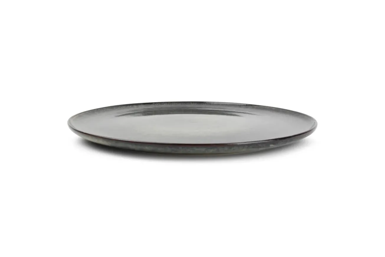 Bath & Living SP STITCH flat plate 26 cm blue/green (set/4) 850276