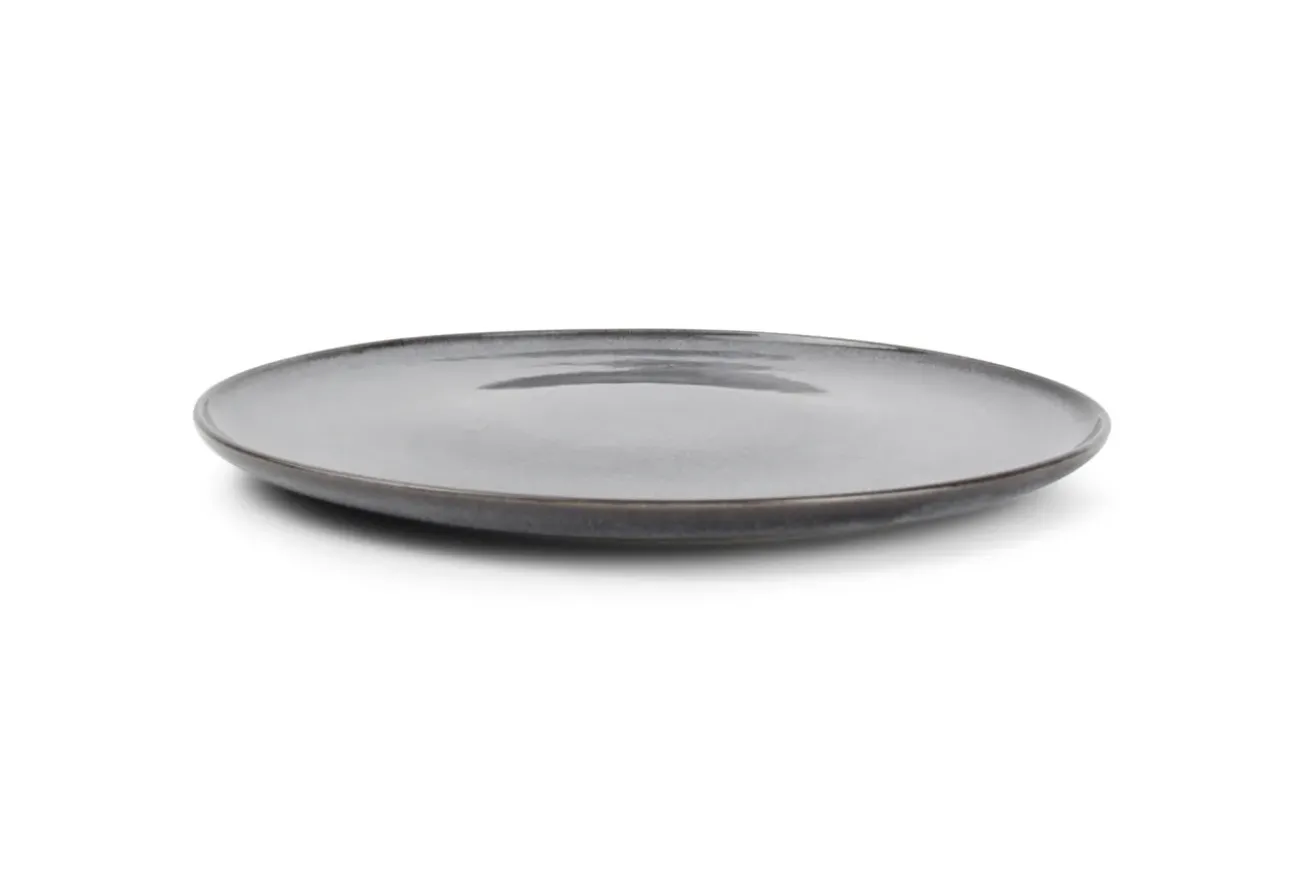 Bath & Living SP STITCH flat plate 26 cm gray (set/4) 850261