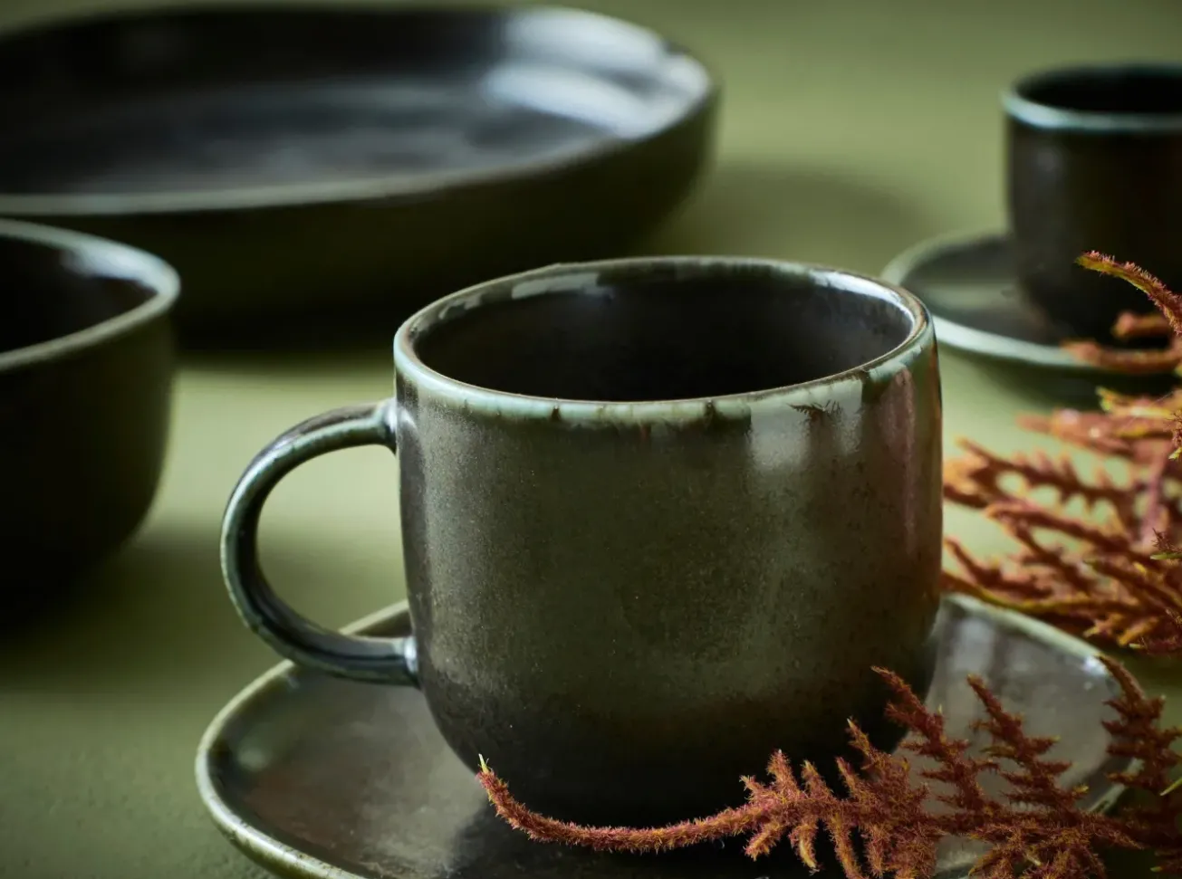 Bath & Living SP STUDIO URBAN espresso cup and saucer - (803546 + 803547)