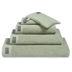 Bath & Living Vandyck Bath towel 90x180 cm HOME collection Uni Smoke Green (BAKC132SH) - set/2