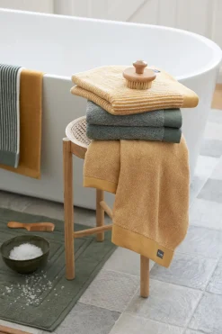 Bath & Living Vandyck Bath towel 70x140 cm HOME Petit Ligne Olive (BAKC15101) set/3 pieces