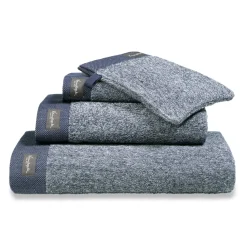 Bath & Living Vandyck Bath towel 70x140 cm HOME Mouliné Blue Ink (BAKC18201) set/3 pieces