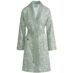 Bath & Living Vandyck Bathrobe AMBER color Smoke Green-814 (BAGE23101)