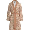 Bath & Living Vandyck Bathrobe AMBER color Apricot Blush (BAGE23101)