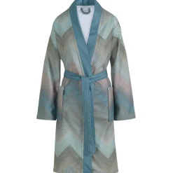 Bath & Living Vandyck Bathrobe BELLA color Pearl Blue