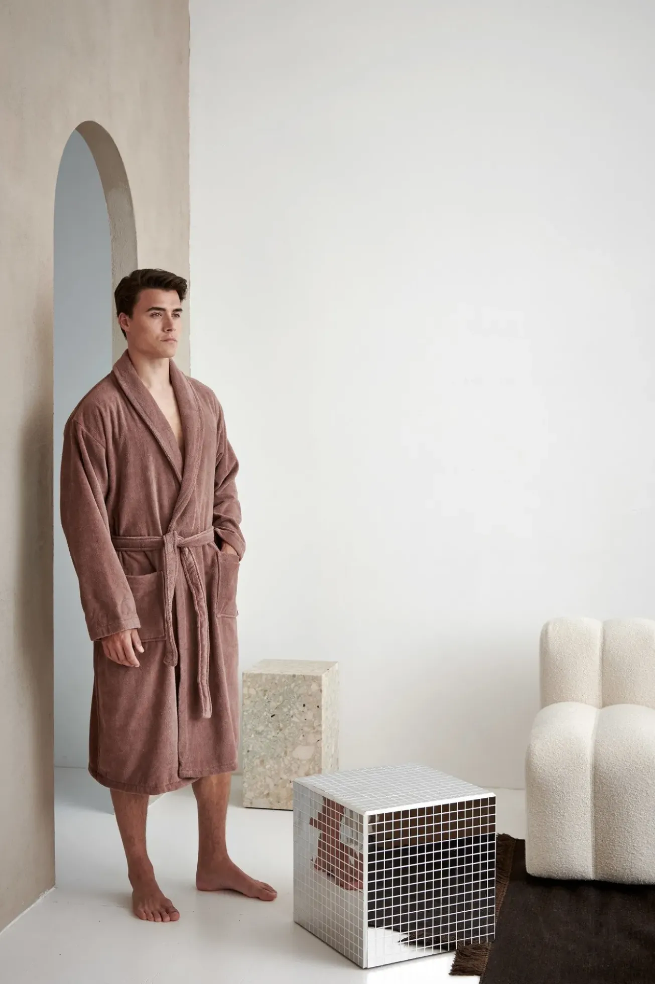 Bath & Living Vandyck Bathrobe PRESTIGE color Fudge (BAPA19202)