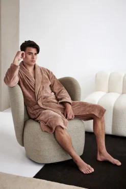 Bath & Living Vandyck Bathrobe PRESTIGE color dark blue (BAPA19202)