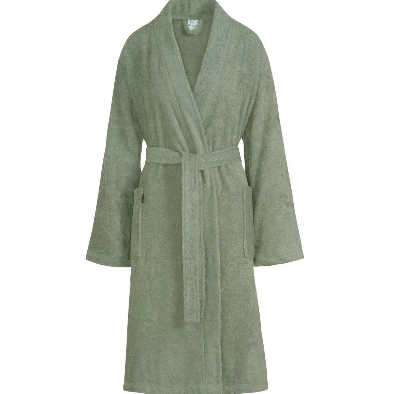 Bath & Living Vandyck Bathrobe TOLEDO color Pale Olive (BAGE22105)