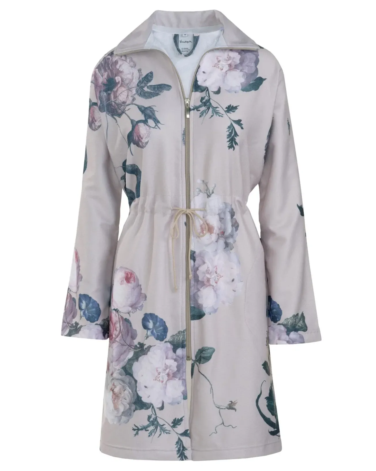 Bath & Living Vandyck Bathrobe with zipper OLIVIA color Champagne (BAGE21104)
