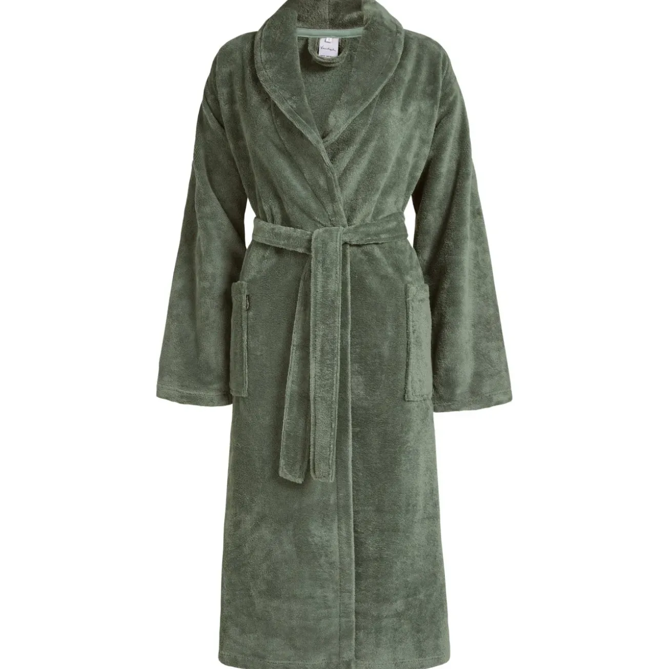 Bath & Living Vandyck BEAUMONT bathrobe color Sage Green (BAGE14201)