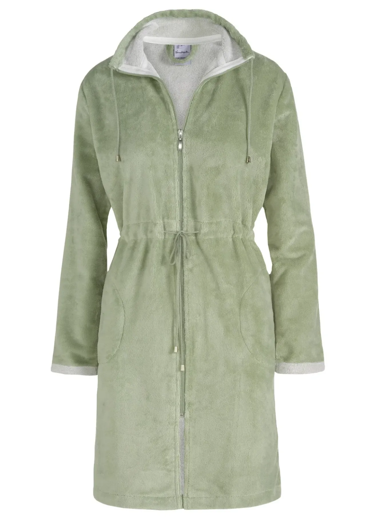 Bath & Living Vandyck CHICAGO bathrobe color Light Olive-123 (BAGE14202)