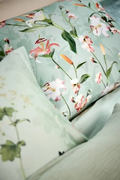 Bath & Living Vandyck Duvet cover AZALEA Light Green 200x220 cm (satin cotton)