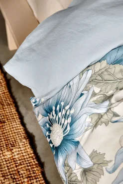 Bath & Living Vandyck Duvet cover BLUE WANDER Pearl Blue 240x220 cm (satin cotton)