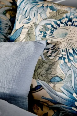 Bath & Living Vandyck Duvet cover BLUE WANDER Pearl Blue 200x220 cm (satin cotton)