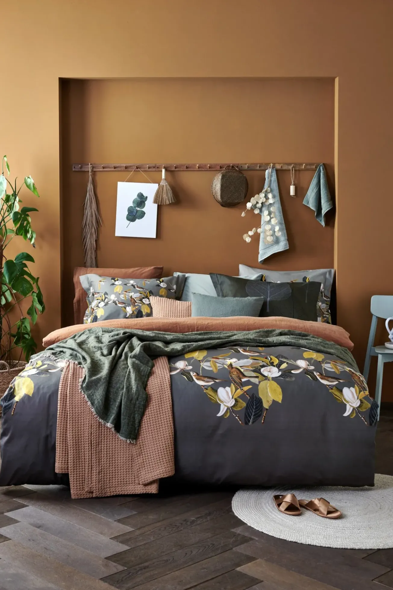 Bath & Living Vandyck Duvet cover BROOKE Oak Green 200x220 cm (satin) SAM121208