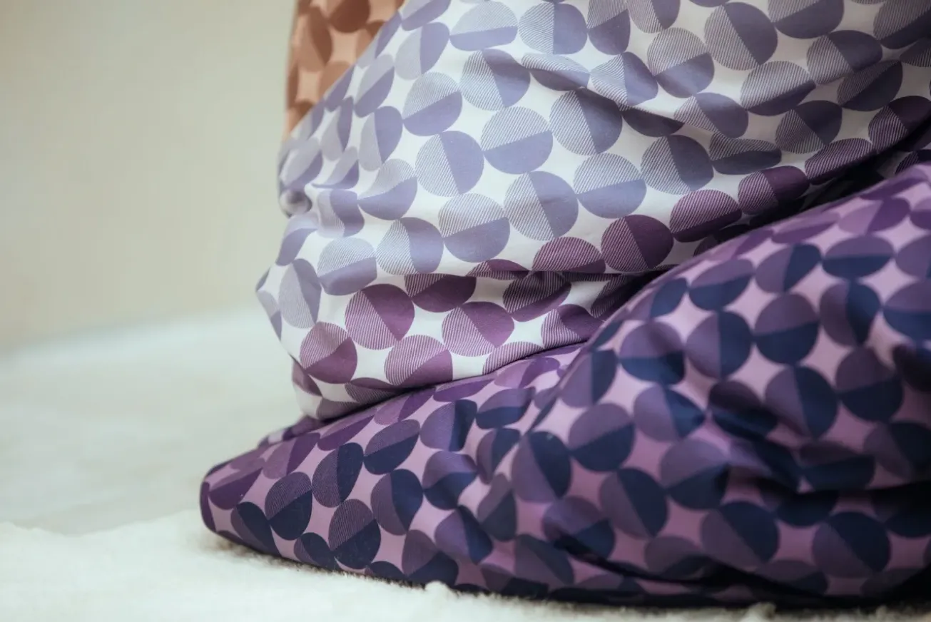 Bath & Living Vandyck Duvet cover BUBBLE Moonscape 240x220 cm (satin cotton)