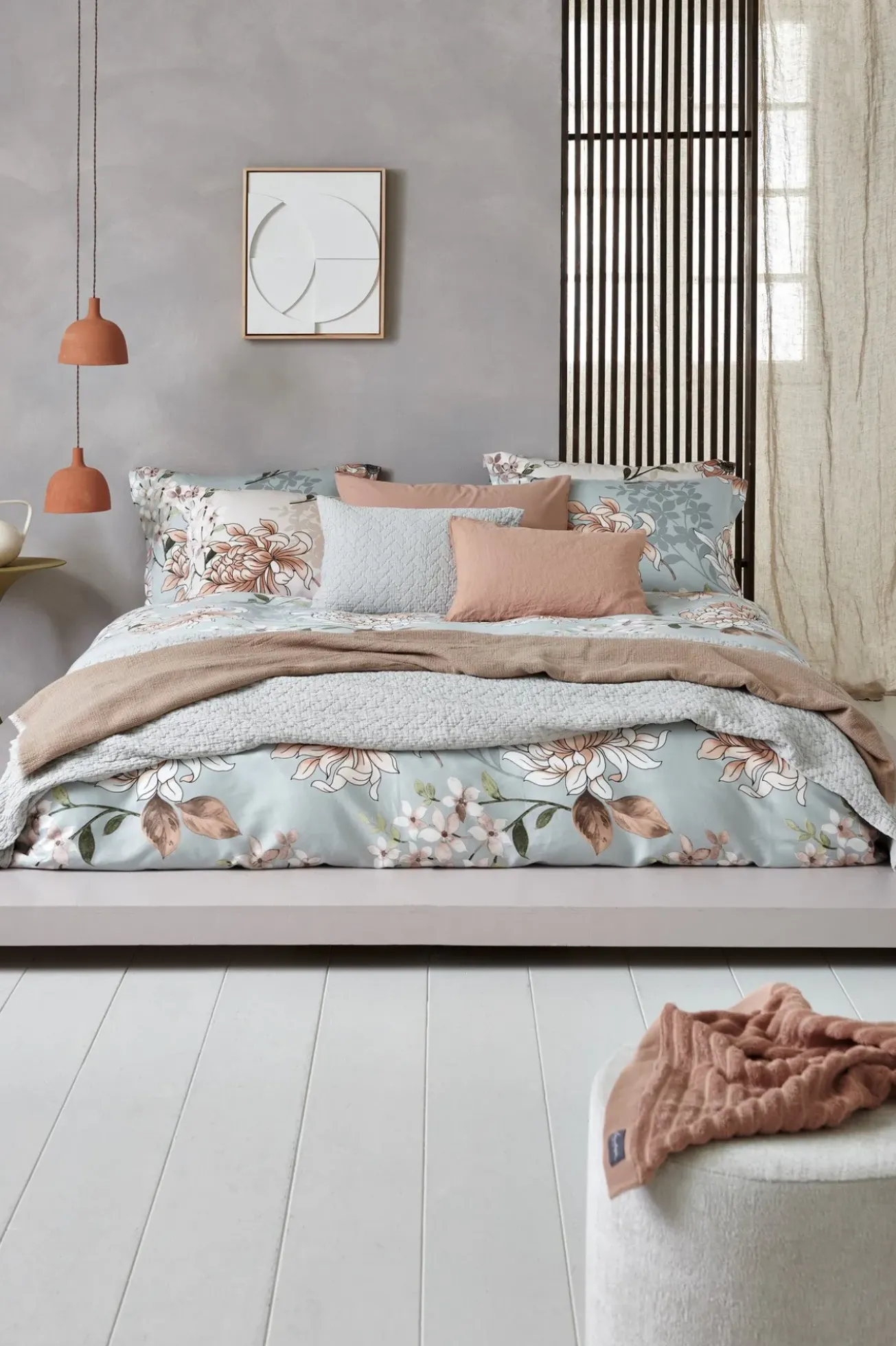 Bath & Living Vandyck Duvet cover CHEERFUL Cream Tan 200x220 cm (satin) SABR22105