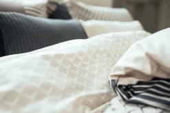 Bath & Living Vandyck Duvet cover DIAMONDS Off Black 140x220 cm
