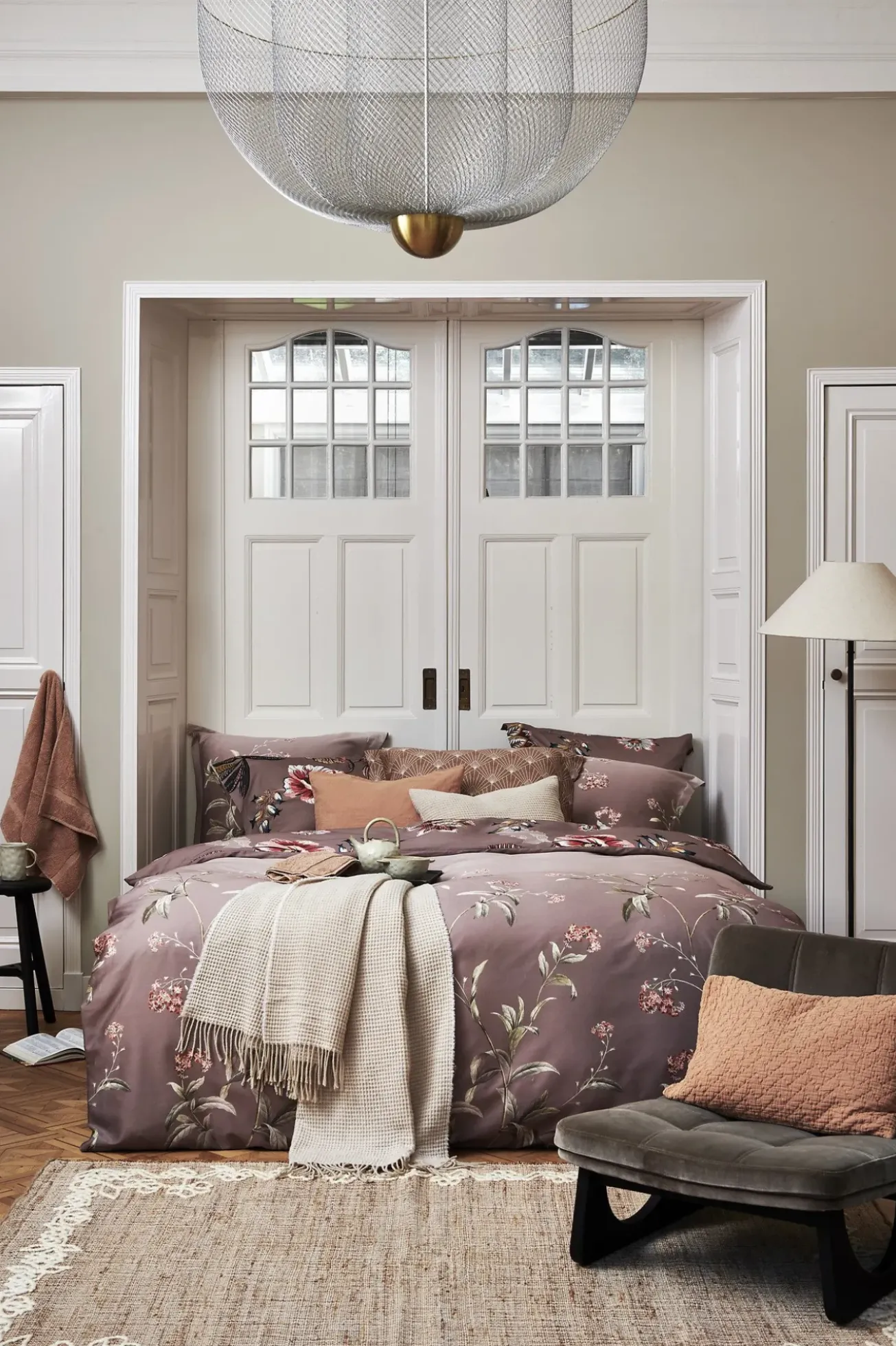 Bath & Living Vandyck Duvet cover EYECATCHER Fudge 200x220 cm (SAM122218)