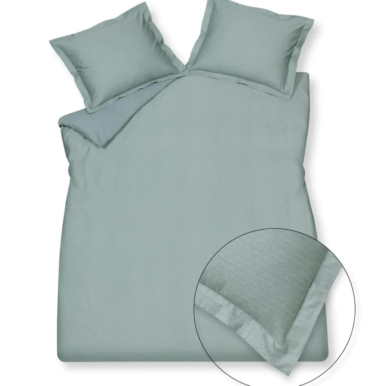 Bath & Living Vandyck Duvet cover FIZZY Pearl Blue 140x220 cm (satin) SASA22104