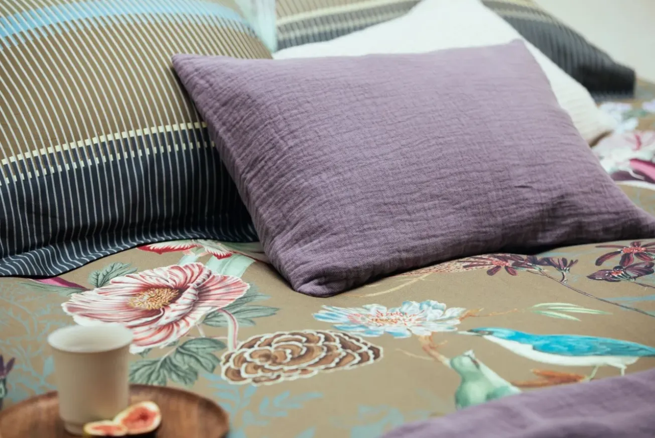 Bath & Living Vandyck Duvet cover FLORAL BIRD multi 200x220 cm (satin cotton)