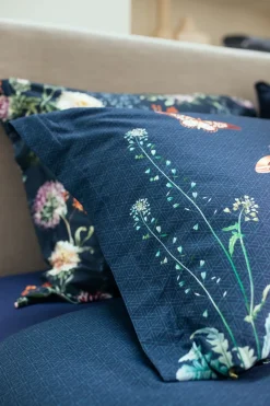 Bath & Living Vandyck Duvet cover FLOWERY Blue Ink 200x220 cm (satin cotton)