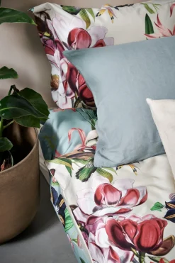 Bath & Living Vandyck Duvet cover FLOWER MIX Cream Tan 140x220 cm (satin cotton)