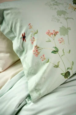 Bath & Living Vandyck Duvet cover GARDENIA Smoke Green 200x220 cm (satin cotton)