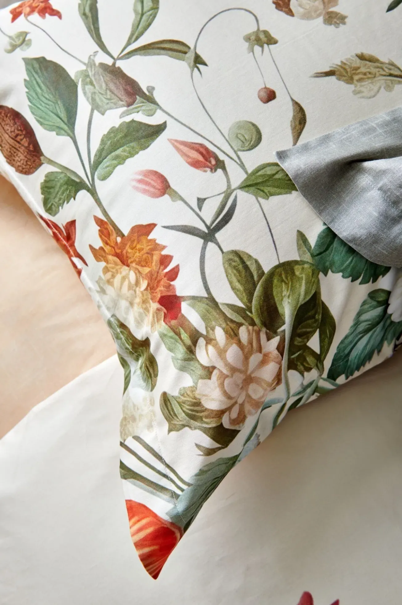 Bath & Living Vandyck Duvet cover HOLIDAY Cream Tan 200x220 cm (satin cotton)