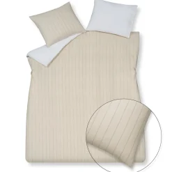 Bath & Living Vandyck Duvet cover HOME Puglia Cream Tan 200x220 cm (percale cotton)