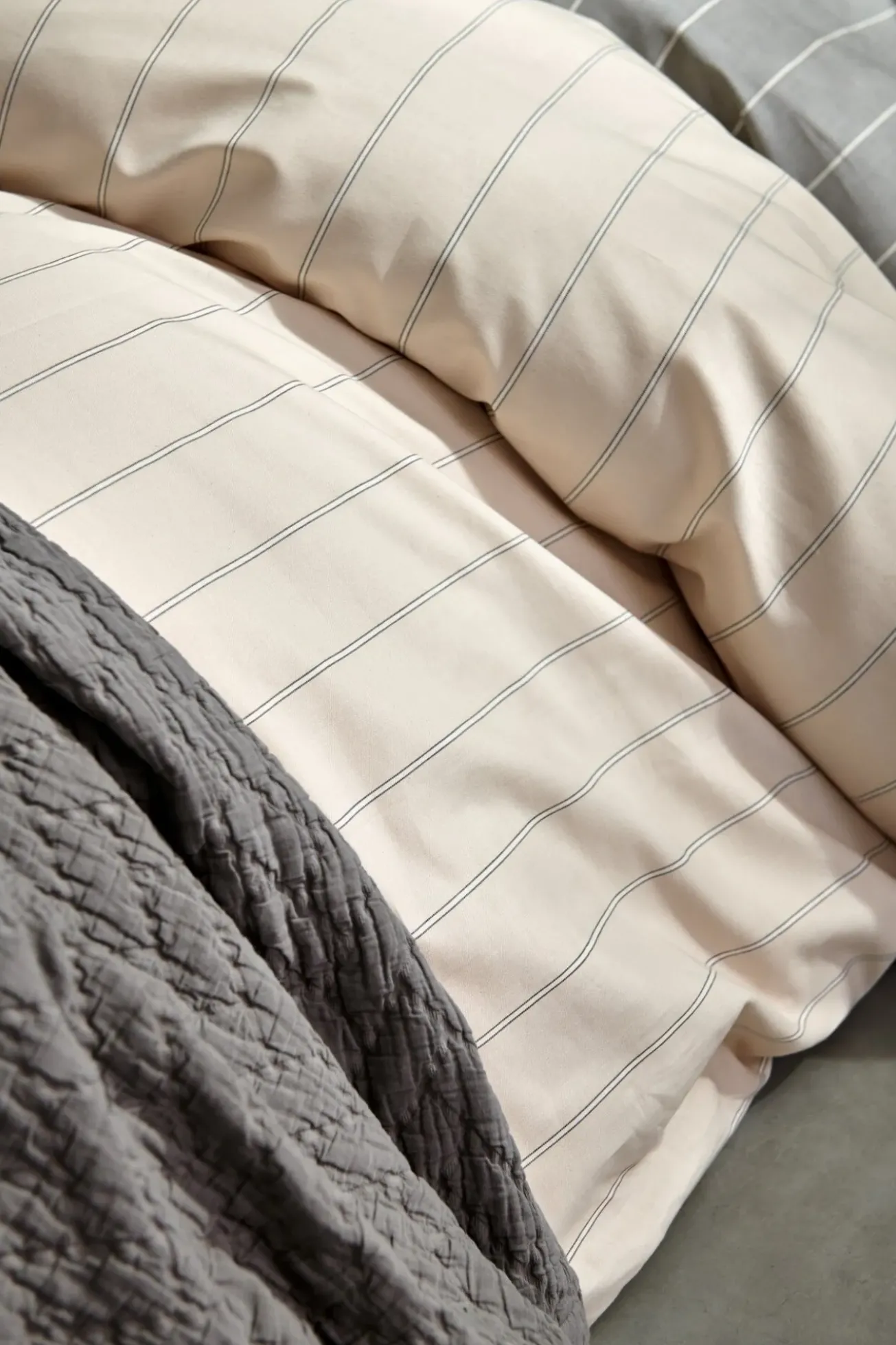 Bath & Living Vandyck Duvet cover HOME Puglia Cream Tan 240x220 cm (percale cotton)
