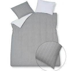 Bath & Living Vandyck Duvet cover HOME Puglia Gray 140x220 cm (percale cotton)