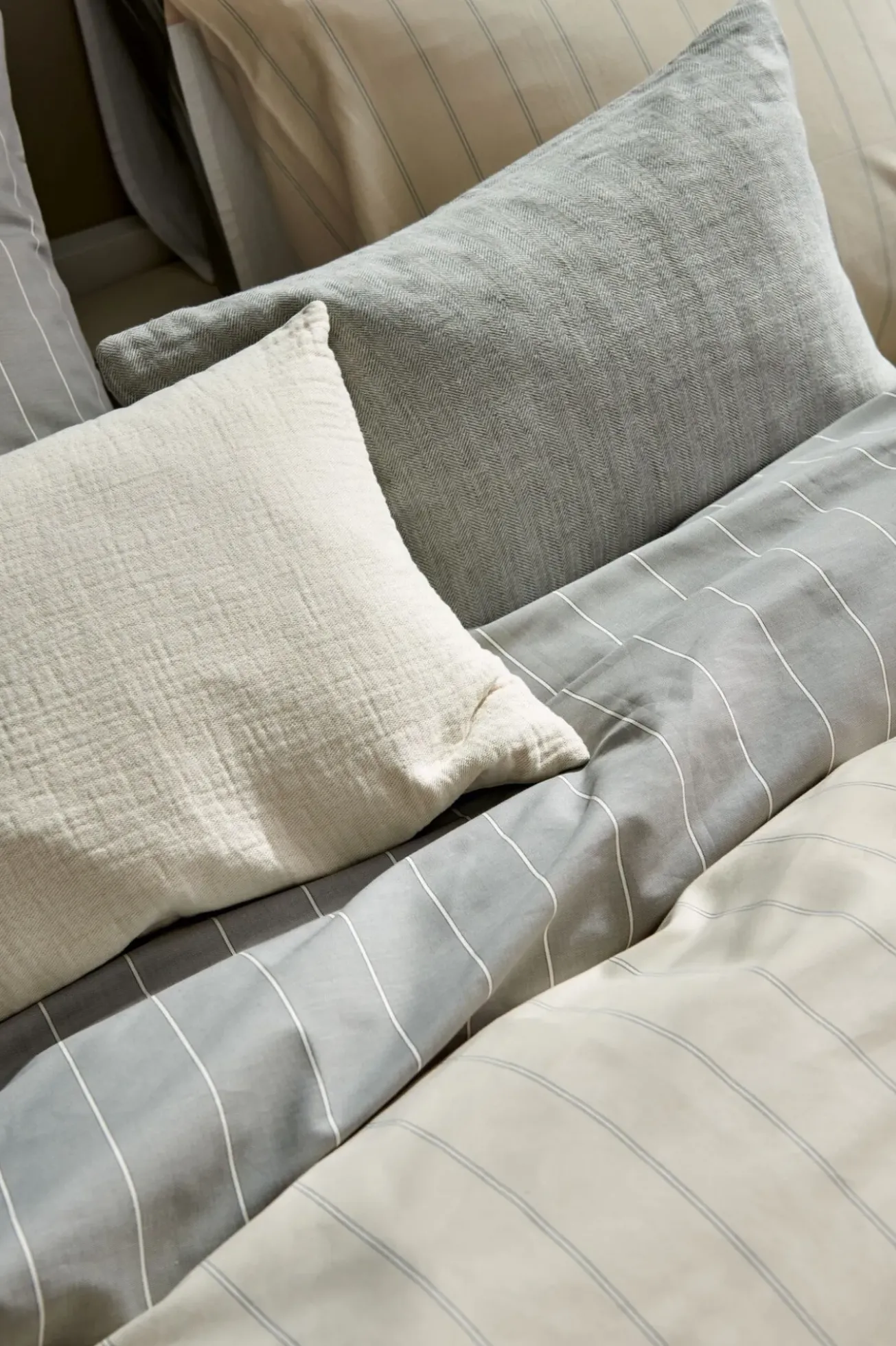 Bath & Living Vandyck Duvet cover HOME Puglia Gray 240x220 cm (percale cotton)