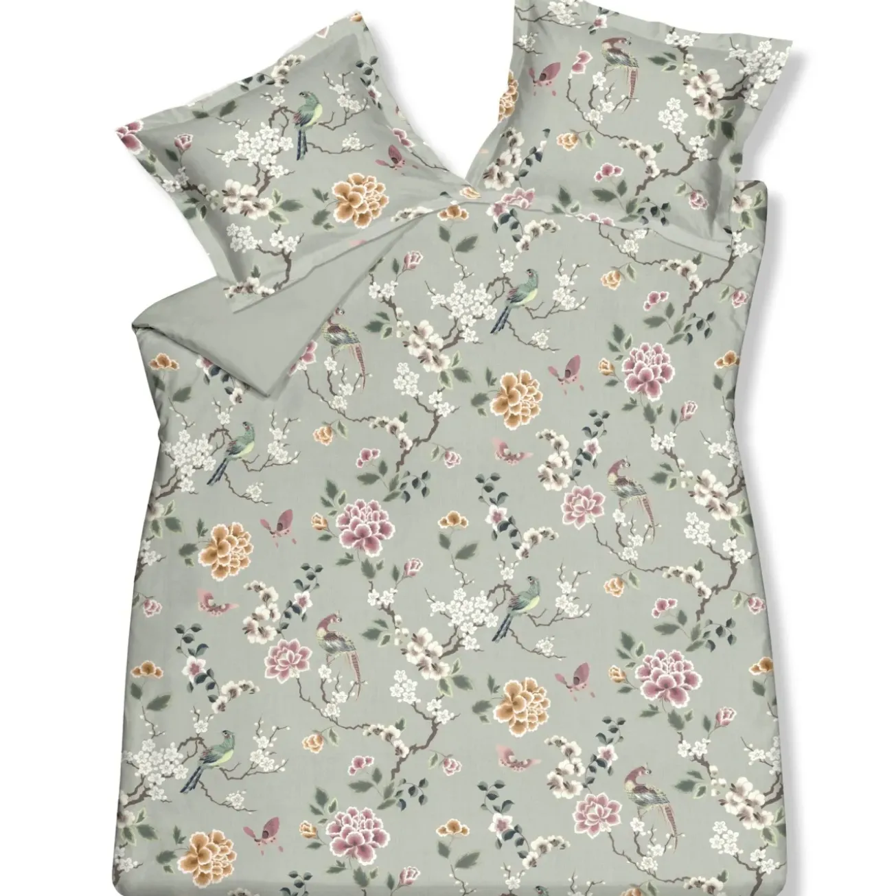 Bath & Living Vandyck Duvet cover JASMINE Light Green 200x220 cm (satin) SAM221102