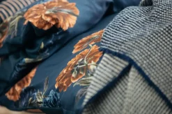 Bath & Living Vandyck Duvet cover MIDNIGHT HOUR Blue Ink 200x220 cm (satin cotton)