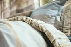 Bath & Living Vandyck Duvet cover MORNING MATCHA smoke green 200x220 cm (cotton)