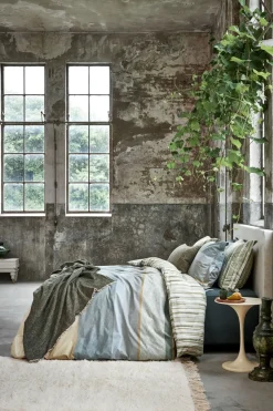 Bath & Living Vandyck Duvet cover MORNING MATCHA smoke green 140x220 cm (cotton)