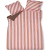 Bath & Living Vandyck Duvet cover PREPPY STRIPE Pink 200x220 cm (satin cotton)
