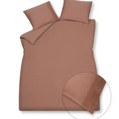 Bath & Living Vandyck Duvet cover PURE 07 Toffee 200x220 cm (linen / satin cotton) PRSA17207